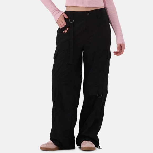 No Boundaries Women’s  Nylon Parachute Pants - Picture 1 of 5